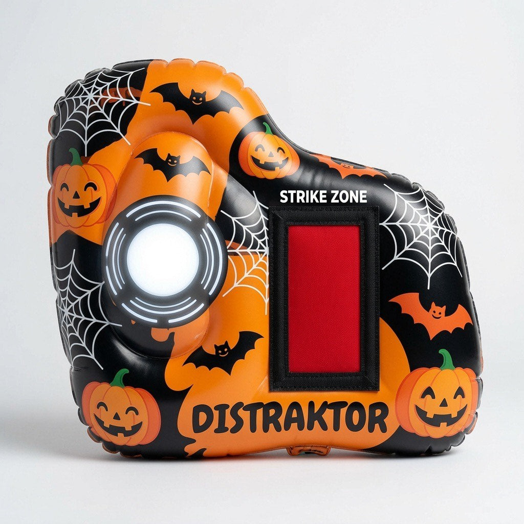 Pumpkin Web Distraktor compact inflatable targeting game
